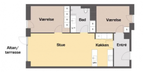 Spacious and cool 2-bed by the harbour, Odense C